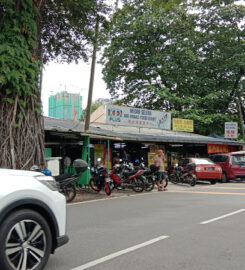 Vegetarian stall @Air Panas food court