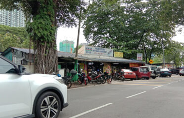 Vegetarian stall @Air Panas food court
